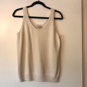 😻3/$25 LOFT luxe sweater tank top